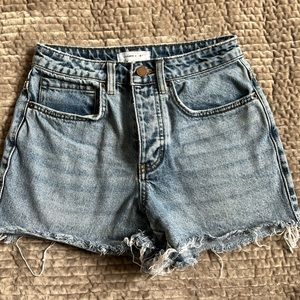 O’Neill Denim Frayed Jean Shorts Button Fly